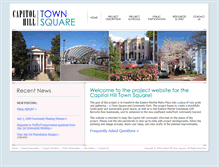 Tablet Screenshot of capitolhilltownsquare.org